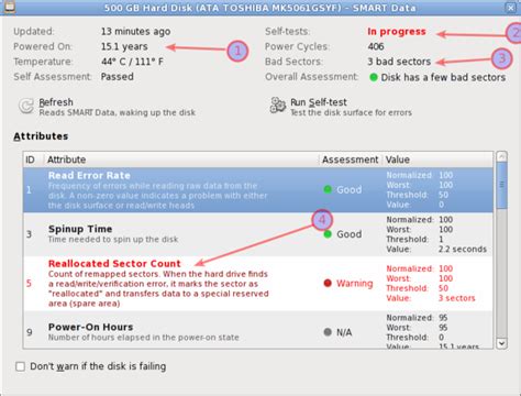 linux hard drive smart test|fix smart error hard drive.